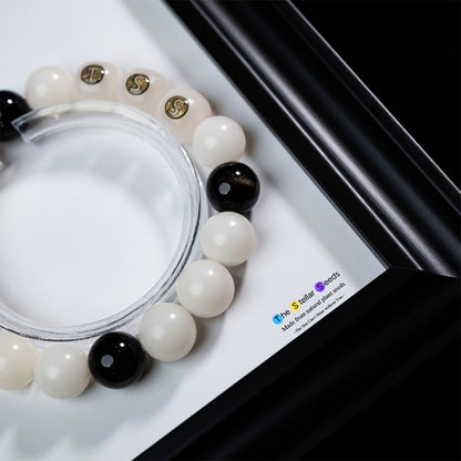 Guardian Energy Bracelet – Gold Sheen Obsidian & Natural Bodhi Seeds - The Stellar Seeds