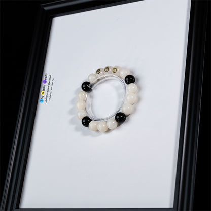Guardian Energy Bracelet – Gold Sheen Obsidian & Natural Bodhi Seeds - The Stellar Seeds