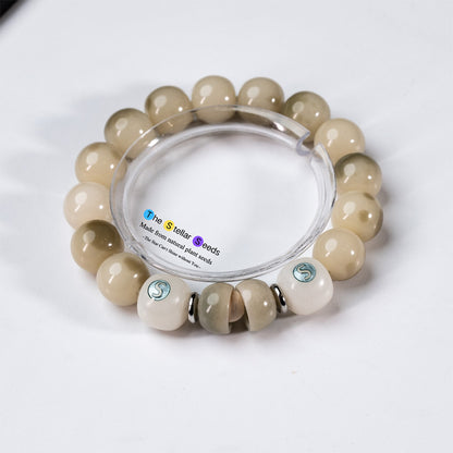 Green Bodhi Mala Beads Bracelet for Calm Sleep - The Stellar Seeds