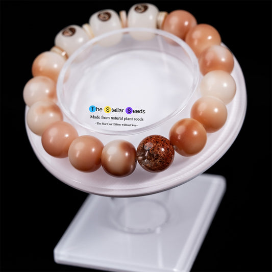 Flames of Focus – Red Phantom Energy Stone & Bodhi Meditation Bracelet - The Stellar Seeds