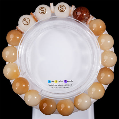 Red Phantom Crystal Bodhi Beads Bracelet – Boosts Career Success - The Stellar Seeds
